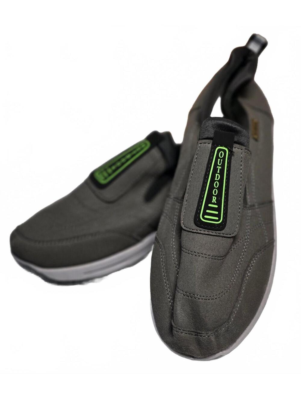 Outdoor Sport Men's Slip-On Casual Walking Shoes Size 10.5 Gray